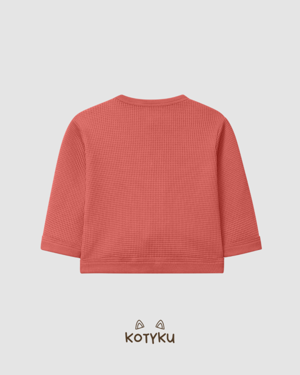 Bluza o strukturze wafla