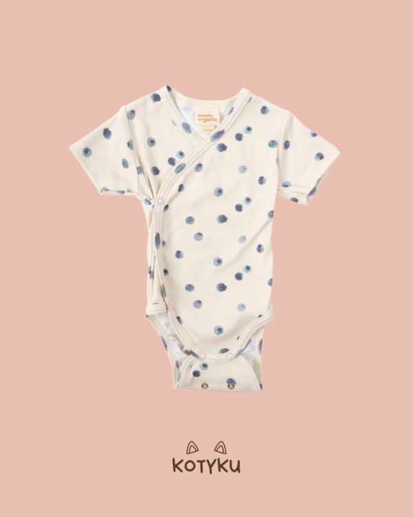 Body kopertowe z krótkim rękawem Borówkowy Poranek