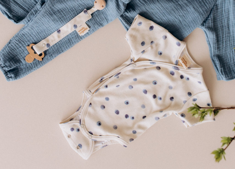 Body kopertowe z krótkim rękawem Borówkowy Poranek