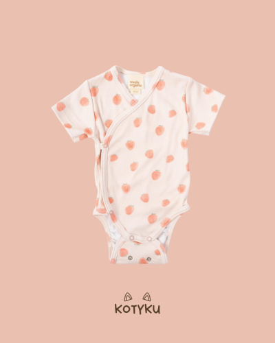 Body kopertowe z krótkim rękawem Truskawkowe Popołudnie