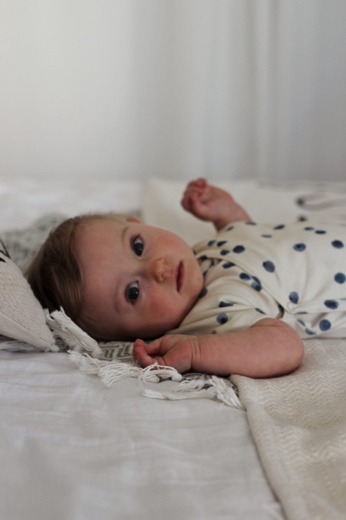 Body kopertowe z krótkim rękawem Borówkowy Poranek