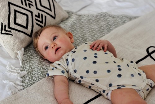 Body kopertowe z krótkim rękawem Borówkowy Poranek