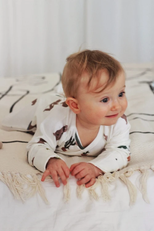 Pajacyk kopertowy z długim rękawem Wieczorna Joga